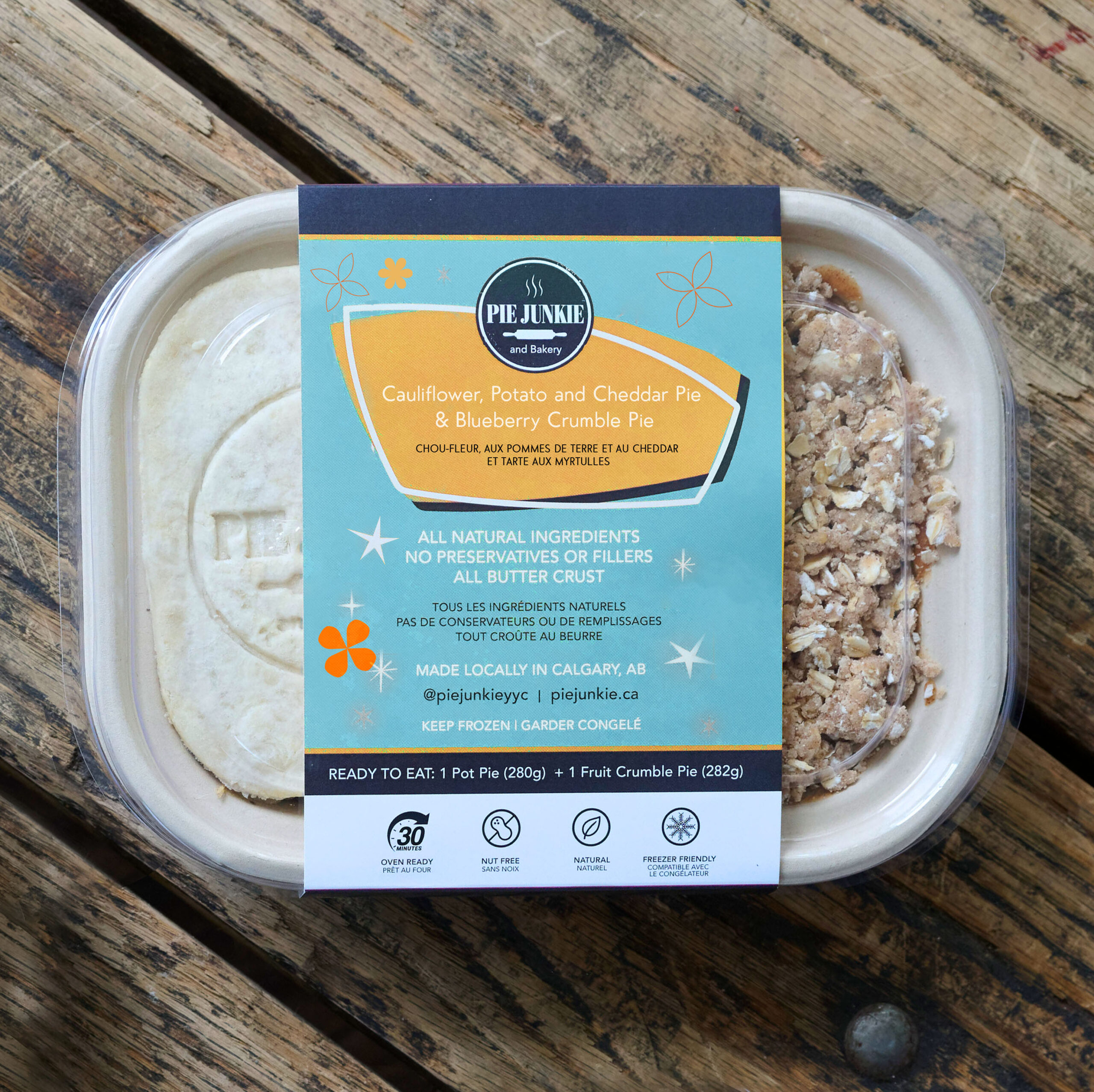 Frozen TV Dinner Cauliflower and Potato Pie Junkie