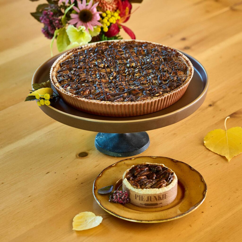 Pie Junkie _Thanksgiving_Pecan with Chocolate Drizzle